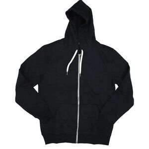 True Classic 2XL French Terry Fleece Full Zip Hoodie black New NWT